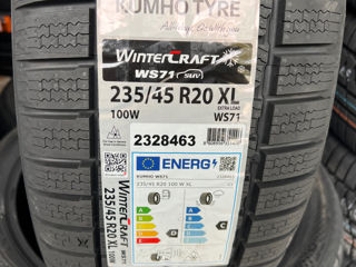 2 шины/ 2 anvelope 235/45 R20 Kumho Wintercraft WS71/ Доставка, livrare toata Moldova 2024 foto 2