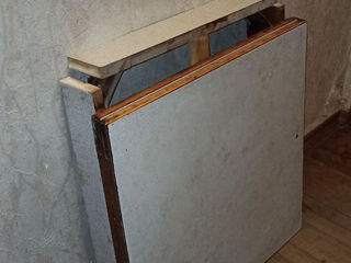 Квадратный прочный и устойчивый стол, раскладной для стройки и ремонтных работ foto 8