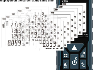 Цифровой лазерный дальномер DTAPE DT50. Новый. foto 3