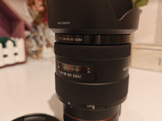 Объектив Sony sal 16-50mm f/2.8 dt ssm+La-ea3 e-mount foto 6