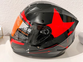 Casca moto Vinz Helmets noua. Marimea XL-61-62, cu viziera si ochelari.