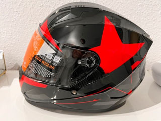 Casca moto Vinz Helmets noua. Marimea XL-61-62, cu viziera si ochelari. foto 9