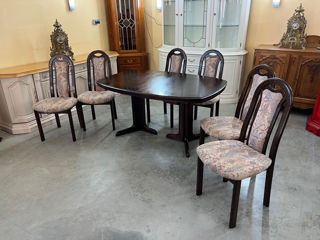 Masa cu 6 scaune,produs din lemn, Стол с 6 стульями, деревянное изделие, foto 16