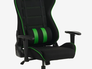 Scaun gaming LAMDRUP negru/verde foto 1