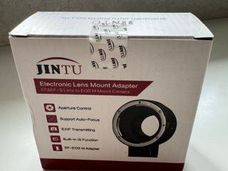 Adaptor pentru montură pentru obiectiv JINTU Convertoare EF-EOS M compatibile cu obiectivele Canon foto 7