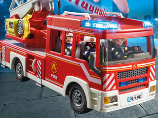 Jucărie constructor Playmobil mașină de pompieri foto 6