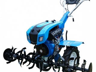 Motocultor 10 c.p. Minsk Electro EMI135DE, diesel+starter + set -credit -livrare