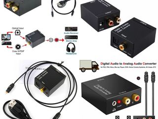 Адаптеры HDMI -DVI-D -VGA-DP -MINI DP- USB Type C- RCA foto 10