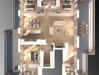 Apartament cu 2 camere, 79 m², 10 cartier, Bălți foto 9