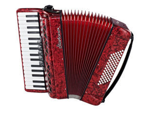 Startone Piano Accordion 72 Black,Rd MKII