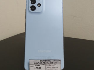 Samsung Galaxy A 53,8/256 Gb,3990 lei