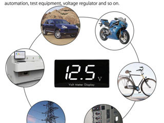 Цифровой вольтметр-водонепронецаемый-LED-авто/мото от 8 до 16v. foto 7