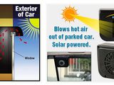 Автомобильный вентилятор на солнечной батарее foto 5