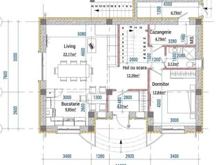Casă de locuit individuală cu 2 niveluri / stil modern / 117.31m2 / arhitecți / construcții / 3D foto 4