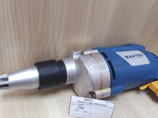 Дрель Bautec 230V -50Hz 6 mm 250lei