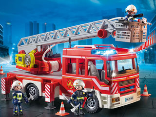 Jucărie constructor Playmobil mașină de pompieri foto 9