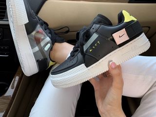 Nike Air Force 1 N.354 Black AF1-Type  Unisex foto 2