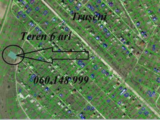 Teren, lot pomicol, 6 ari! Trușeni! Zonă de vile! Posibil schimb pe masina foto 0