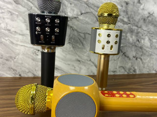 Microfon karaoke cu funcție de boxă foto 4