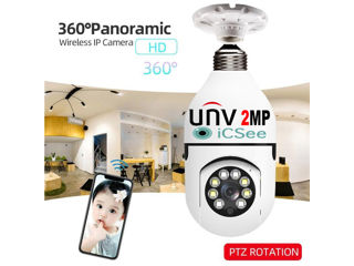 Camera IP Robot WiFi Bec 2MP soft: icsee Microfon, dinamic, inregistrare video pe micrCD foto 5