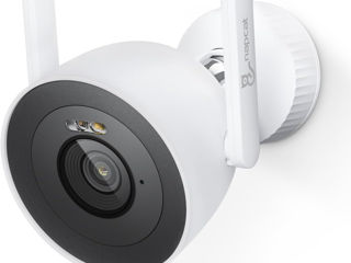 Cameră de securitate Napcat 4MP cu reflectoare, Camere WiFi pentru exterior pentru securitatea casei foto 0