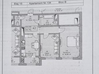 Apartament cu 2 camere, 63 m², Ciocana, Chișinău foto 2