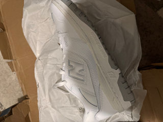 New balance 550 trainers in white and grey foto 3