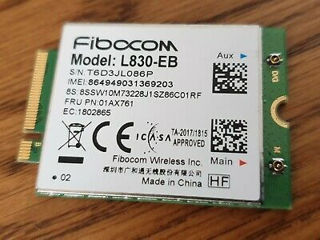 Modem Fibocom L830-EB (WWAN 4G/LTE) HSPA+ foto 1