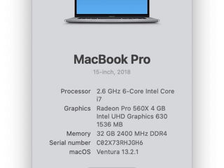 Vind Macbook Pro 2018 15 foto 3