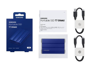 SSD portabil extern Samsung Portable SSD T7, 1 TB, SHIELD foto 2