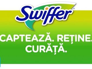 Швабра Swiffer +8 шт сухих + 3шт влажных салфеток foto 4