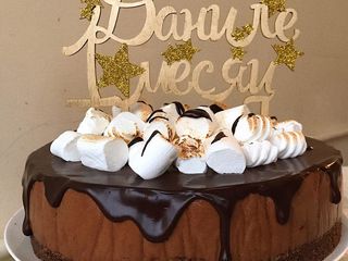 Топпер для торта, topper pentru tort, cake topper, декор для торта, буквы для торта foto 5