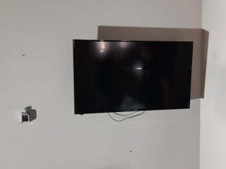 Повесить телевизор на стену Кронштейны Навеска Доставка, крепление Тв foto 2