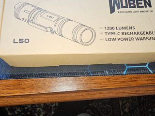 Фонарик Wuben 1200 lumens   L50 foto 3