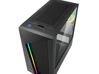 Корпус Sharkoon REV 100 ATX Case, ARGB controller, 2 vetilatoare incluse foto 5