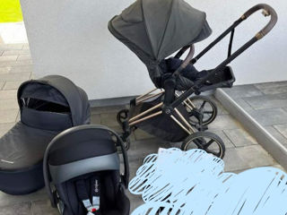 Cybex Priam 3 в 1. Рама Rose Gold. Б.у.