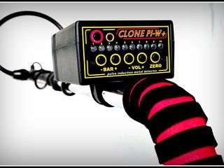 Металлоискатель на аккумуляторе Clone PI-W+  Видео тест!