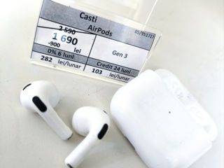 Apple AirPods 3, 1690 lei