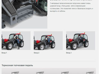 Телескопические погрузчики Weidemann T7035 foto 8