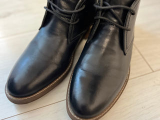 Ботинки River Island smart leather boots in black