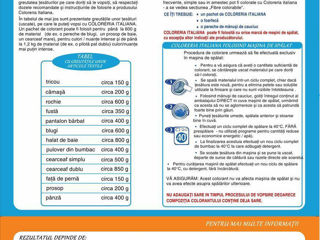 Coloreria Italiana Nero Intenso vopsea pentru materiale textile, culoare Negru, 350 g foto 19