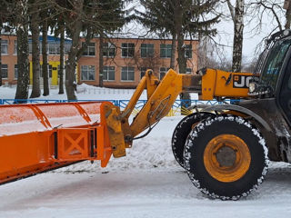 Скребок / отвал / грейфер / снегоотвал на погрузчик Manitou, JCB, Merlo foto 3