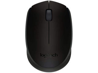 Wireless Mouse Logitech B170 Oem, Optical, 3 Buttons, Ambidextrous, 1Xaa, Black