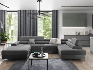 Canapea modernă calitativă și spațioasă
