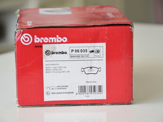 Колодки тормозные БМВ/Placute frana Brembo P06035 foto 1