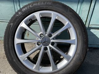 R17. 205/55 Michelin noi  2019  5/112 Mercedes   Originale foto 1