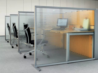 Pereti despartitor din PVC/aluminiu/sticla securizata.Перегородки из ПВХ/алюминия/стекла. foto 4