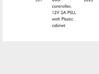 Net2 Plus 1 door controller - 12V 2A PSU, Plastic cabinet foto 6