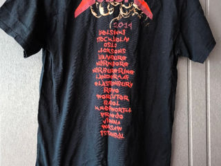 Metallica  Europe Tour 2014 T Shirt Rare vintage Size M foto 3