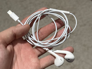 Căsti cu fir Apple EarPods cu Lightning Connector White